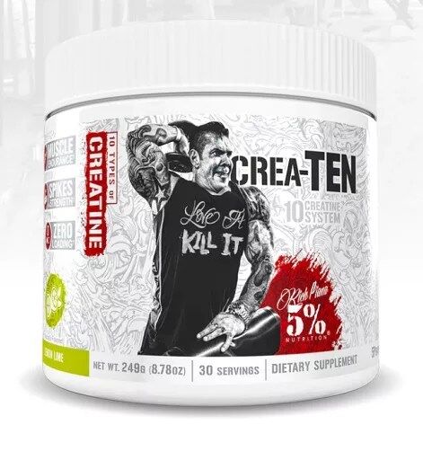 Rich Piana 5% Nutrition CREA-10 270g 30 Servings Lemon Lime