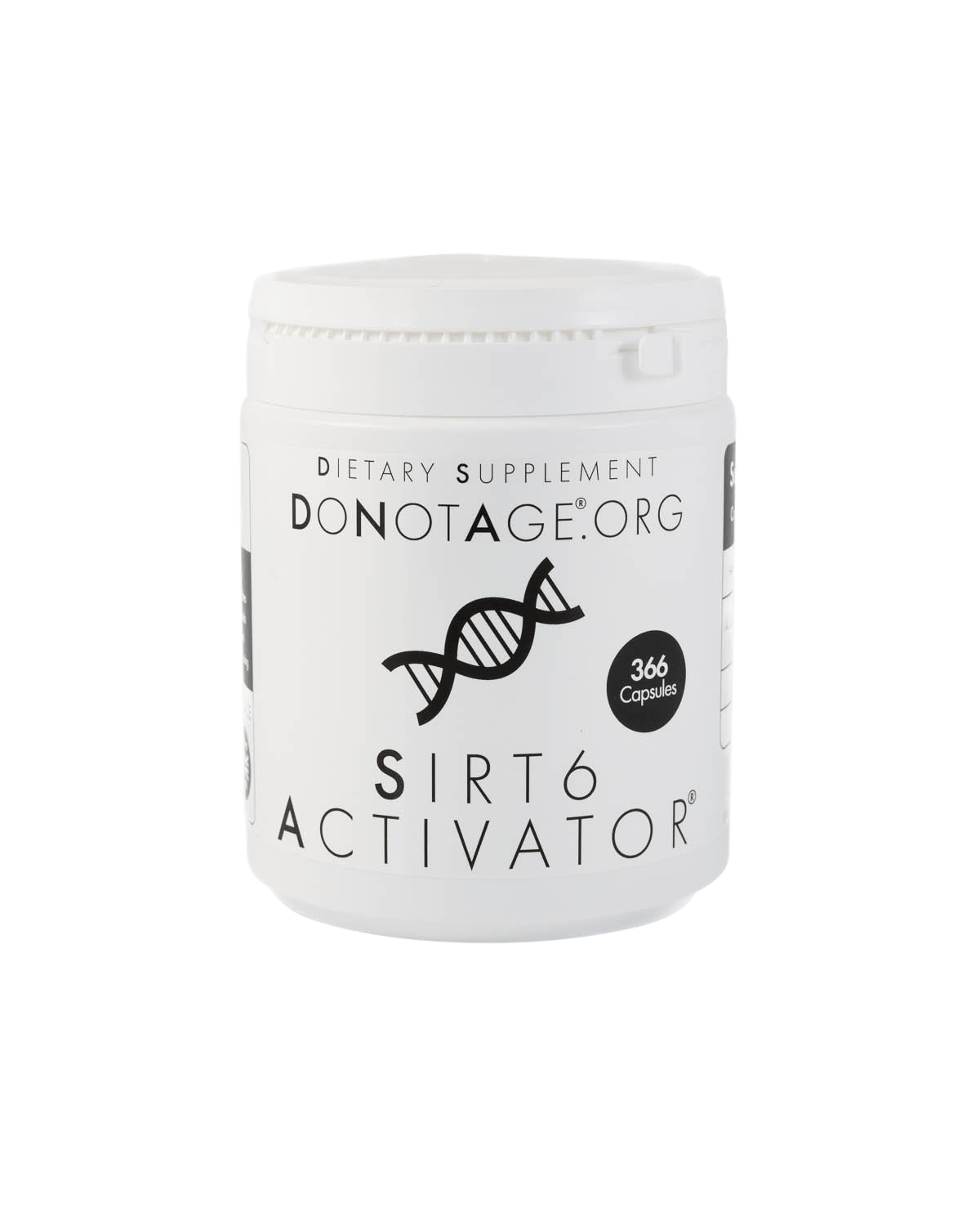 Packung SIRT6Activator mit 366 Kapseln für Anti-Aging und Gesundheit